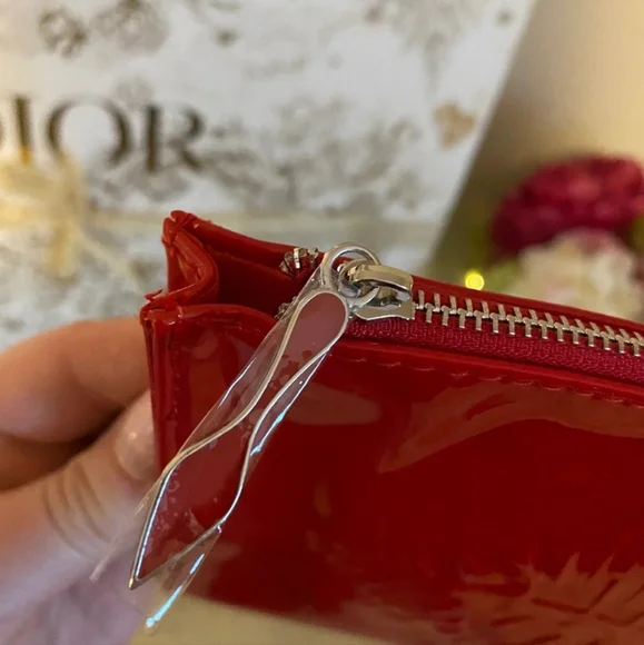 Christian Louboutin Red Cosmetic Bag - Picture 3 of 11